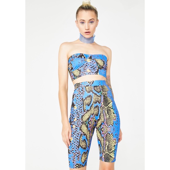 [elsie & fred] • [disco jaguar snakeskin co-ord] - Picture 1 of 4